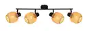 Bild 1 von Deckenleuchte Natur Schwarz/Beige max. 5 Watt Deckenlampe, Schwarz, Beige