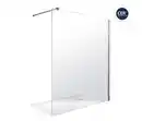 Bild 1 von Breuer®-Dusche »Entra« – Duschwand, alleinstehend, Klarglas, 120 und 140 cm