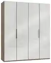 Bild 1 von Drehtürenschrank Level 36D ca. 200x236x58 cm Weiß, Eichefarben, Weiß Hochglanz