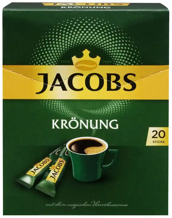 Bild 1 von JACOBS Instantkaffee, 20 - 25 St. = 36 - 45-g-Packg.