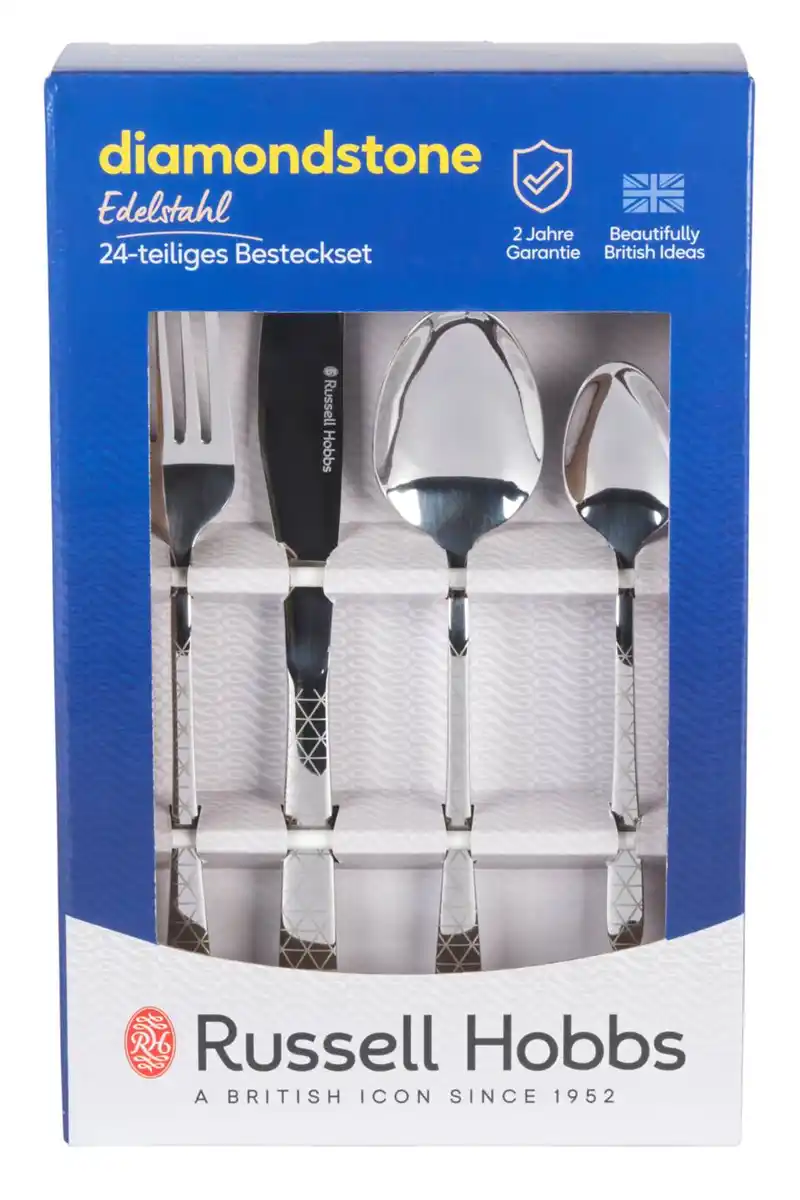 Bild 1 von RUSSELL HOBBS Besteck-Set »Diamond Stone«, 24-teilig