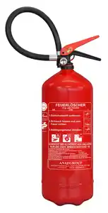ANAFGROUP Pulverfeuerlöscher 6 kg, 6-kg-Flasche