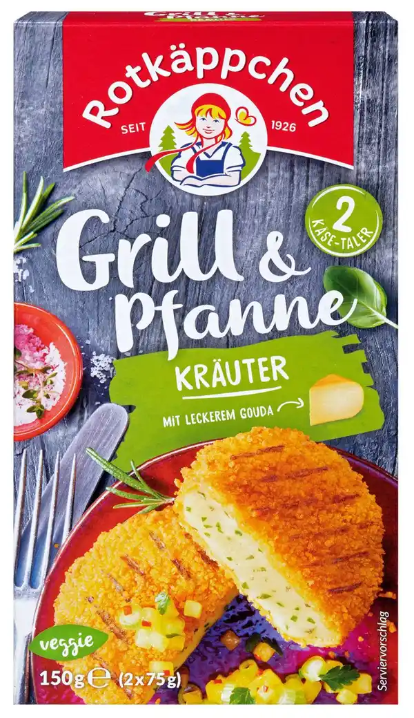 Bild 1 von ROTKÄPPCHEN »Grill & Pfanne« Käsetaler, 150-g-Packg.