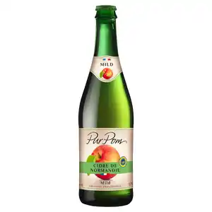 PurPom Apfel Cidre aus der Normandie 750 ml, Mild