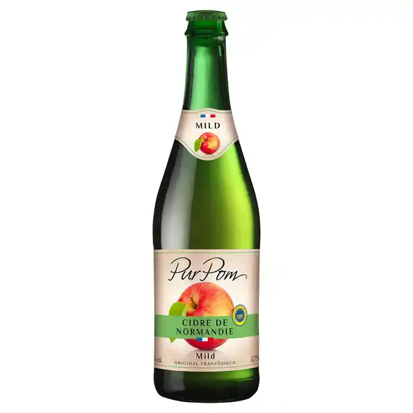 Bild 1 von PurPom Apfel Cidre aus der Normandie 750 ml, Mild