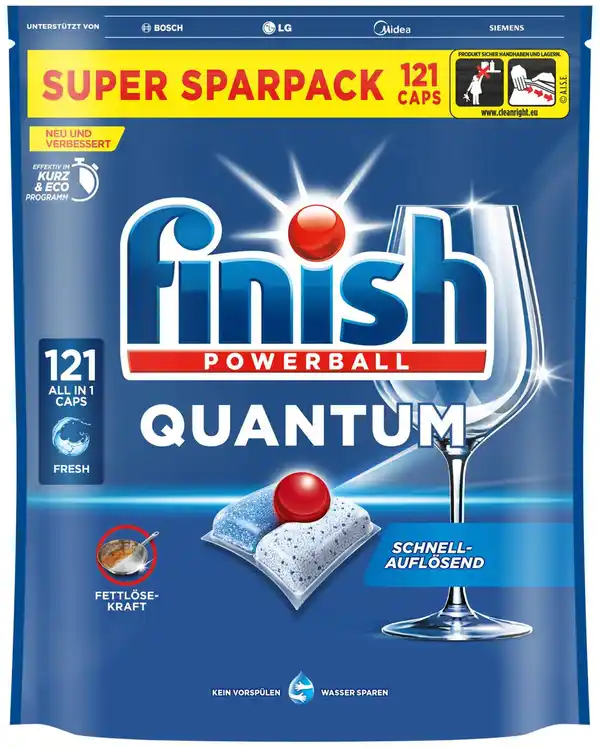 Bild 1 von FINISH Spülmaschinen-Caps, Packg.