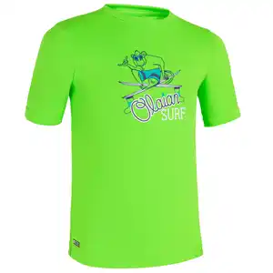 OLAIAN UV-Shirt Kinder UV-Schutz 50+ bedruckt grĂĽn