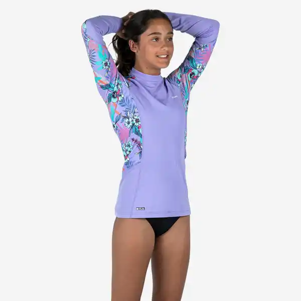 Bild 1 von OLAIAN UV-Shirt langarm Mädchen UV-Schutz 50+ 500 Orchid violett
