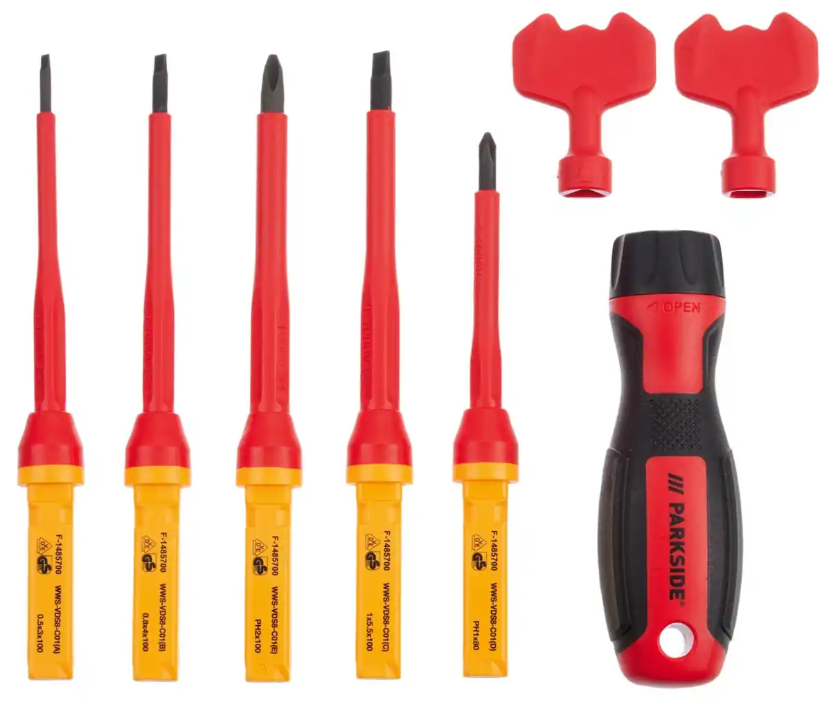 Bild 2 von PARKSIDE® Schraubendreher- Wechselklingen-Set 1.000 V, 8-teilig