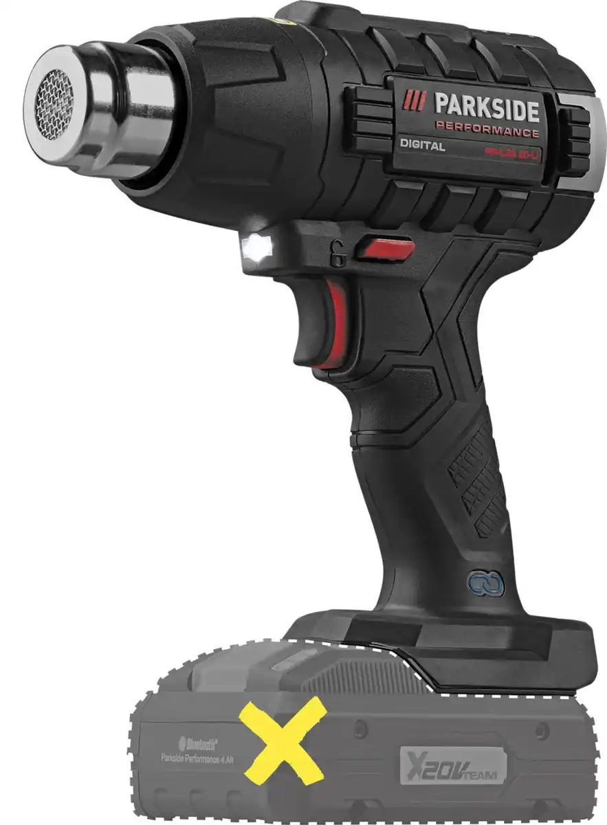 Bild 1 von PARKSIDE® PERFORMANCE Akku-Heißluftgebläse 20 V »PPHLGA 20-Li A2« ohne Akku