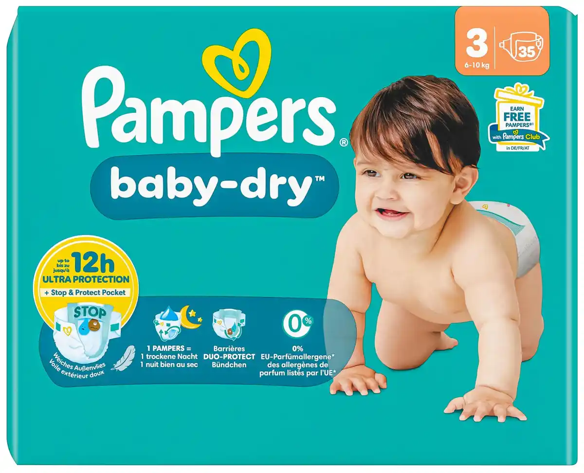 Bild 1 von PAMPERS Pants oder Windeln, 16 - 35-St.-Packg.