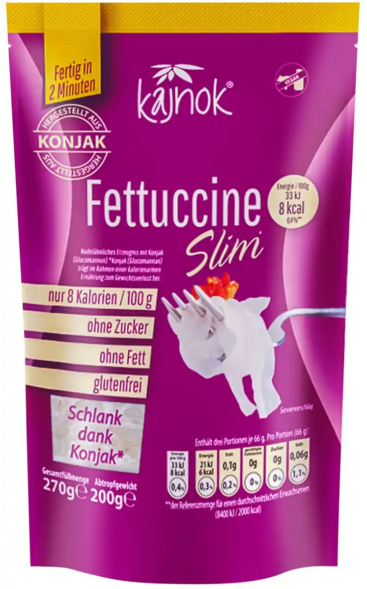 Bild 1 von KAJNOK Nudeln oder Fettuccine Slim, 200-g-Beutel