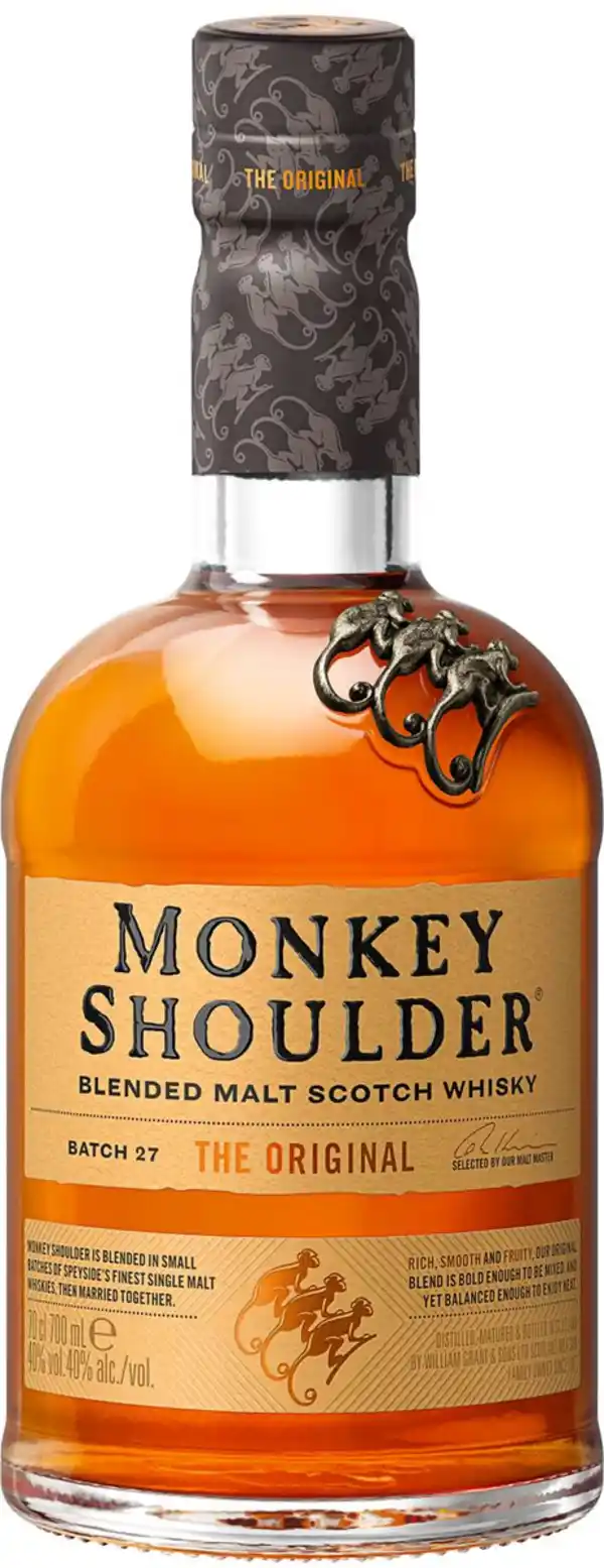 Bild 1 von MONKEY SHOULDER Blended Malt Scotch Whisky The Original, 0,7-l-Fl.