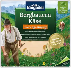 BERGADER Schnittkäse, 130 - 150-g-Packg.