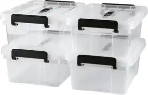 EASYMAXX Aufbewahrungsboxen, 4-St.-Packg.