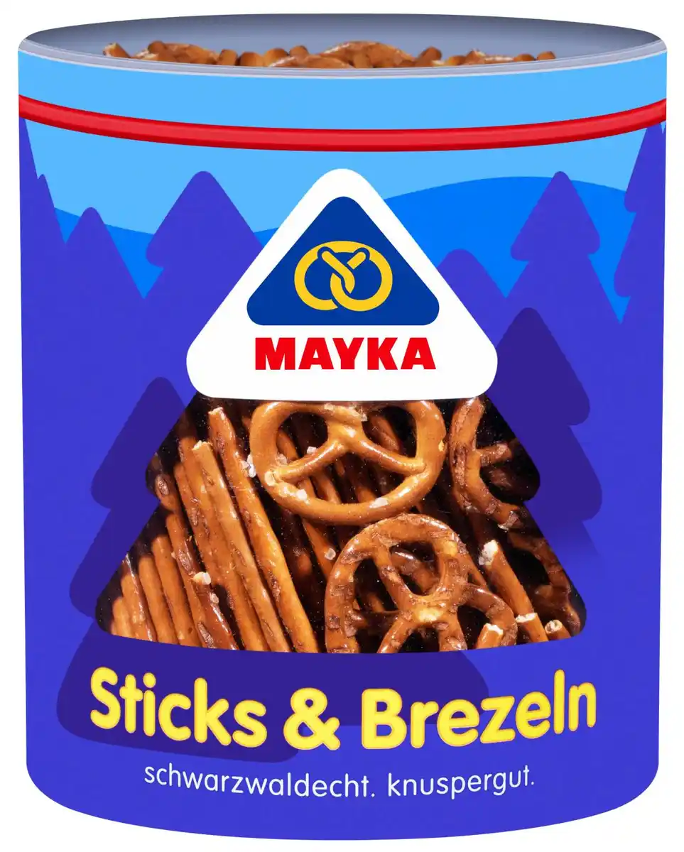 Bild 1 von MAYKA Sticks & Brezeln, 250-g-Dose
