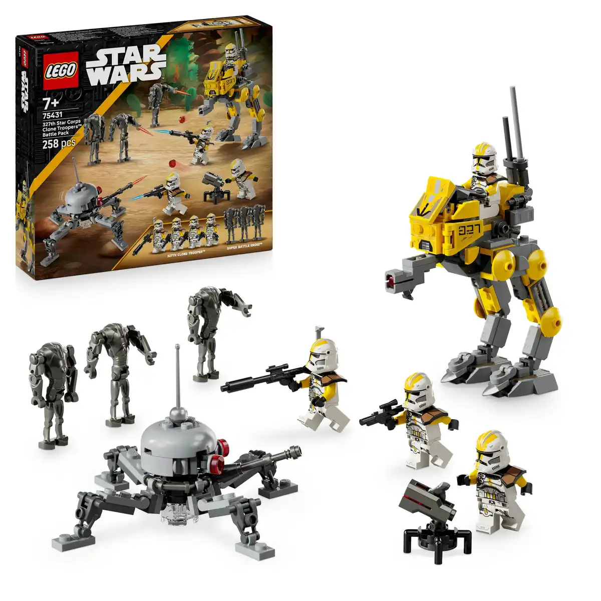 Bild 1 von LEGO Star Wars 75431 Klonsoldaten des 327. Sternenkorps Battle Pack, 1 Stk