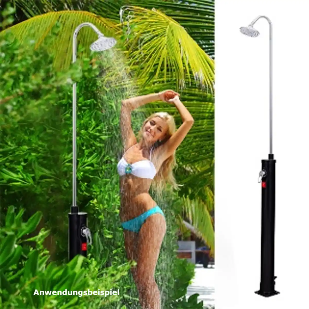Bild 1 von Solar-Gartendusche 215 cm mit 8-Liter-Wassertank
