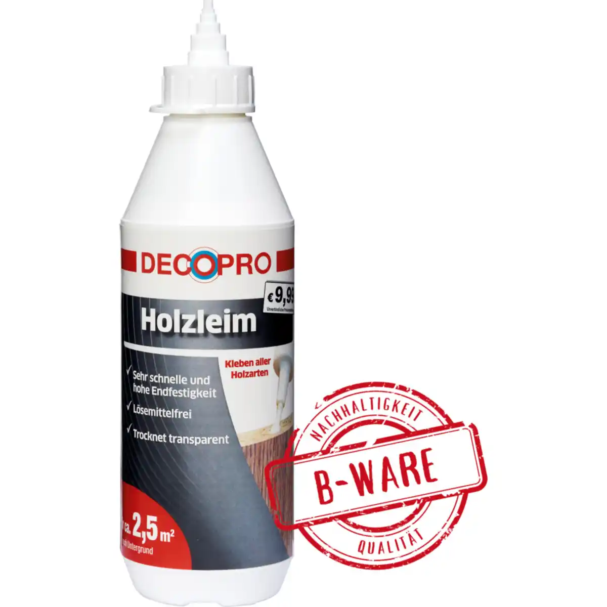 Bild 1 von DECOPRO Holzleim transparent 550 g - B-Ware