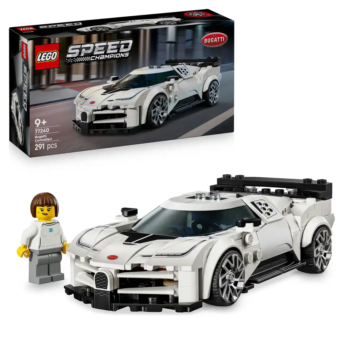 Bild 1 von LEGO® Speed Champions Bugatti Centodieci Hypersportwagen 77240, 1 Stk