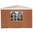 Bild 1 von Seitenteil mit Fenster für Pavillon 3 x 3 m, Terracotta