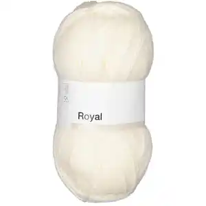 Royal Strickgarn - Weiß, Weiß, 100 g