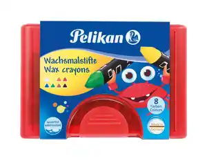 Pelikan Dreikant-Wachsmalstifte 8 Stück, 1 Stk