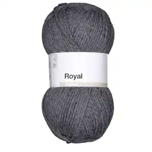 Royal Strickgarn - Grau, Grau, 100 g