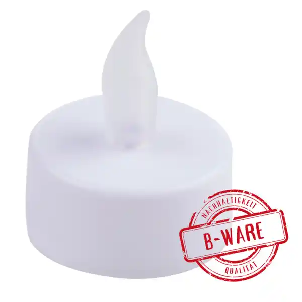 Bild 1 von LED-Teelichter 20 Stück weiß flackernd - B-Ware
