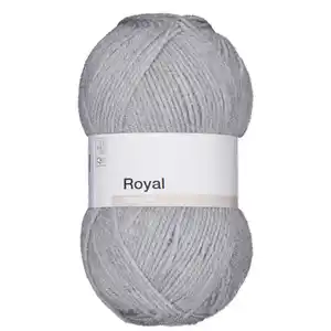 Royal Strickgarn - Grau, Grau, 100 g