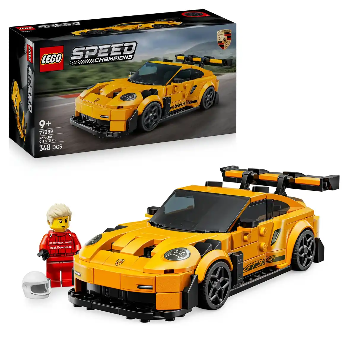 Bild 1 von LEGO Speed Champions Porsche 911 GT3 RS Supersportwagen 77239, Spielzeug, 1 Stk