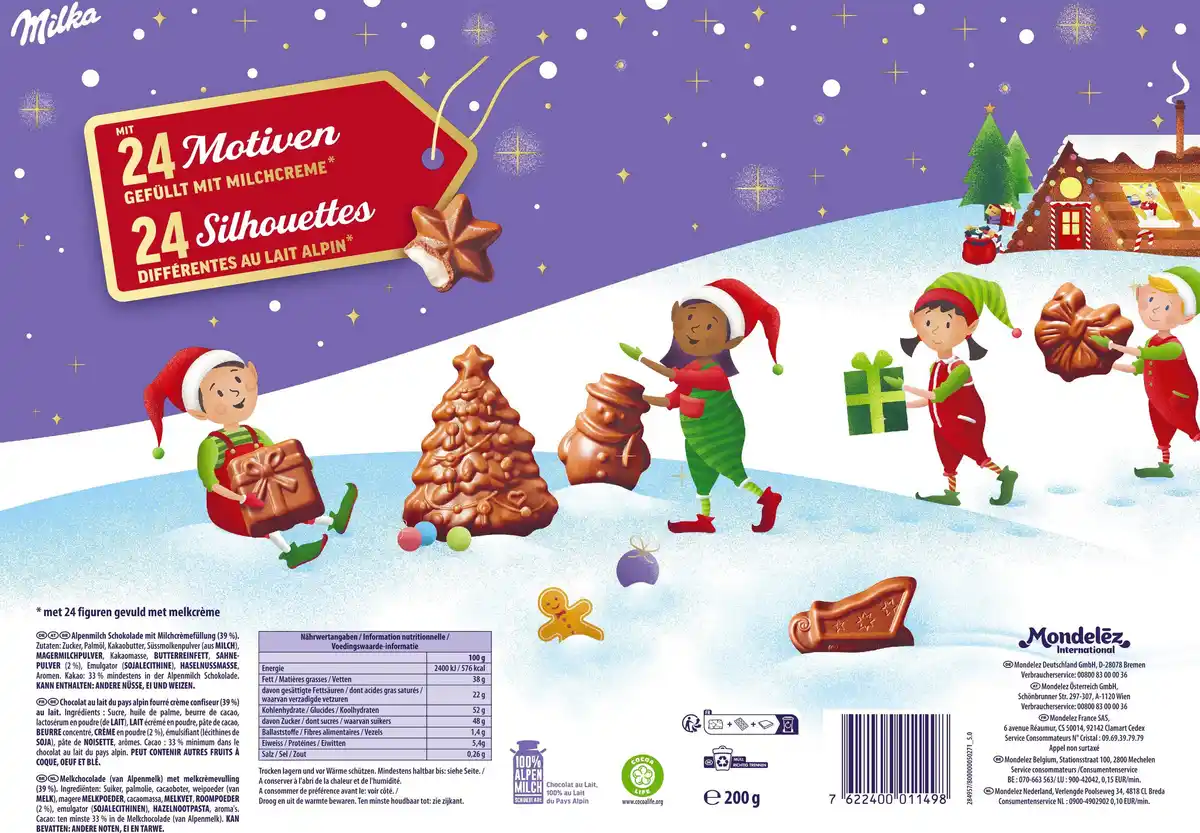 Bild 2 von Milka Adventskalender 2025