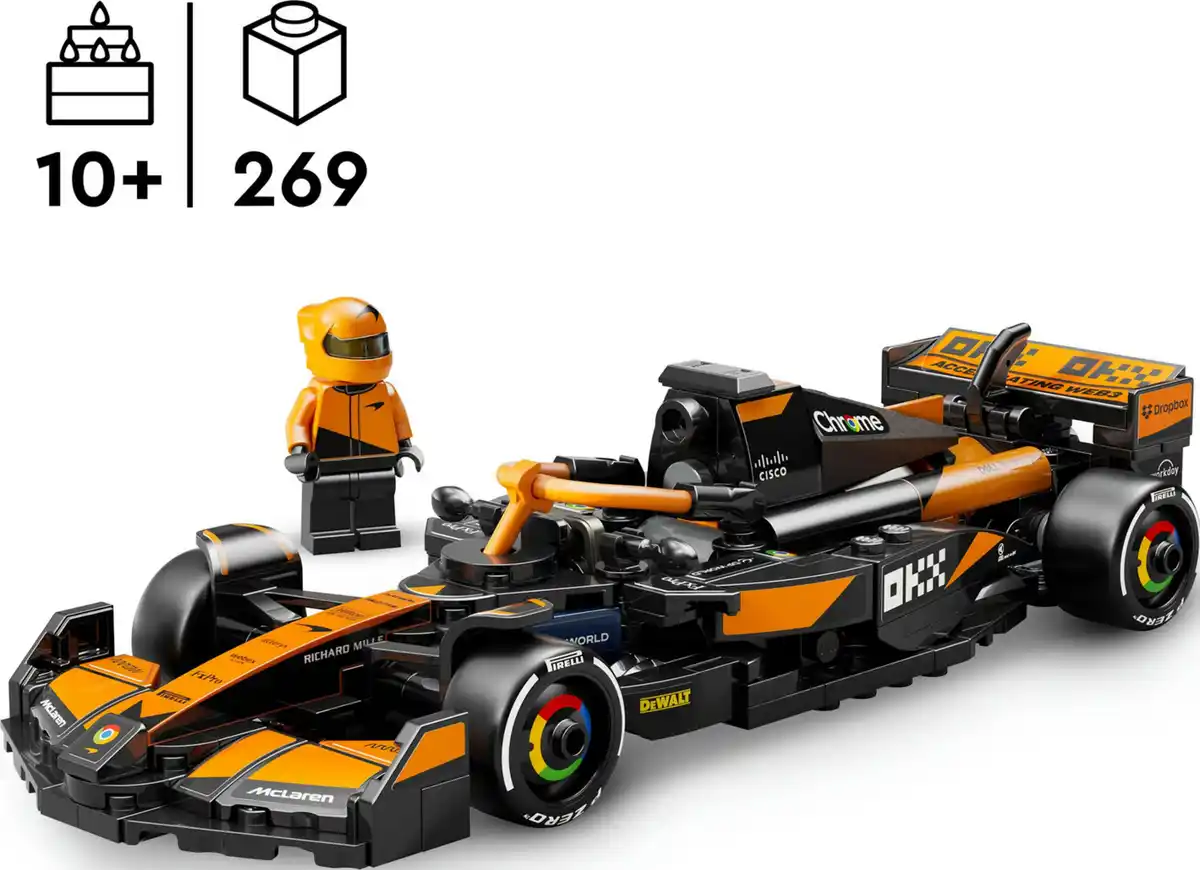 Bild 4 von LEGO SPEED Champions 77251 McLaren F1® Team MCL38 Rennauto