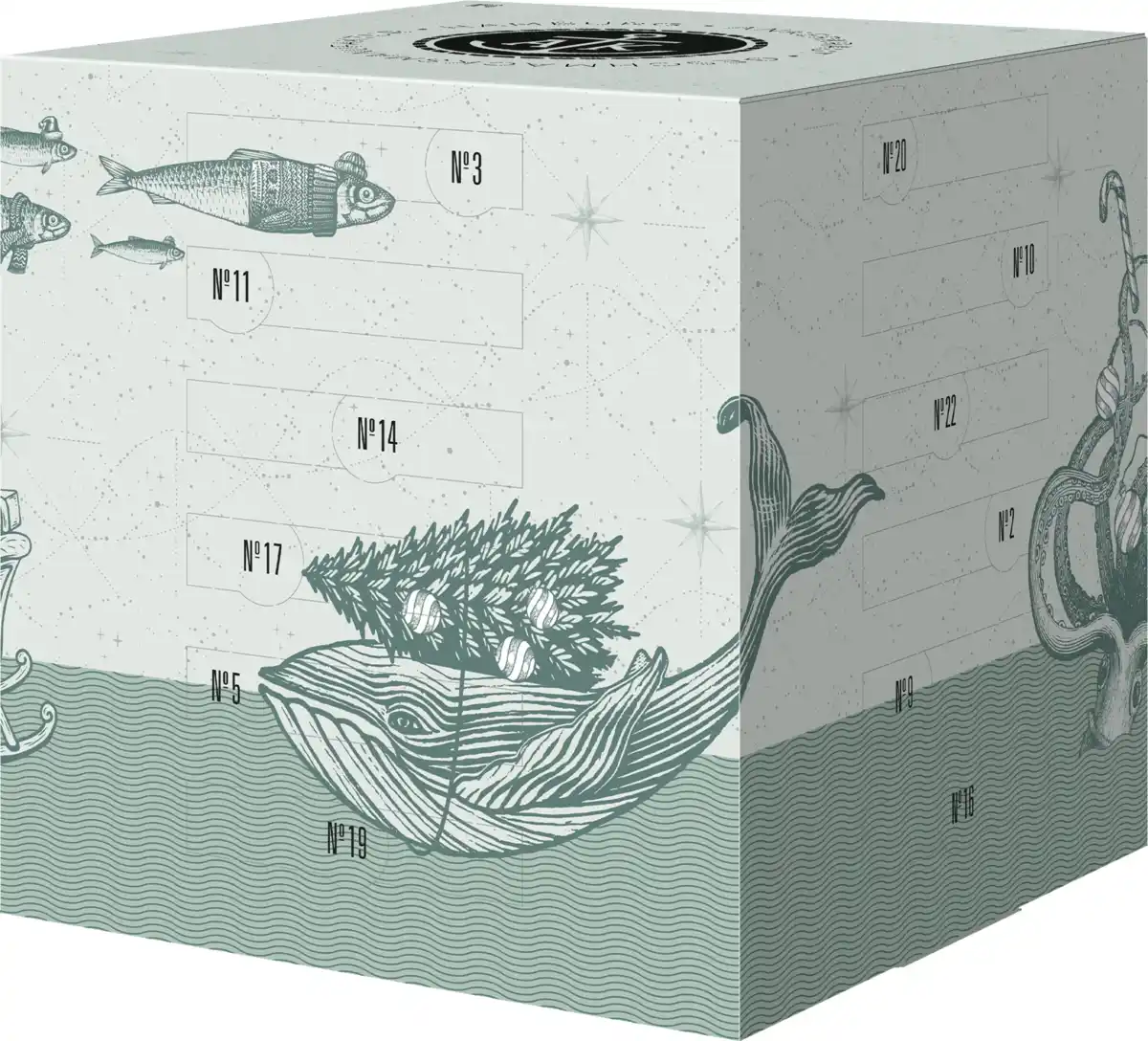 Bild 1 von Ankerkraut Gewürz Adventskalender 2025, 416 g 22 Beutel + 2 ikonische Korkengläser
