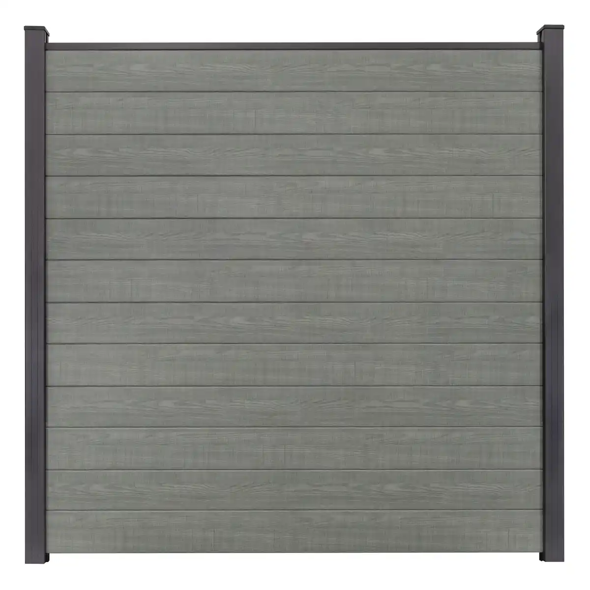 Bild 1 von GroJa Steckzaun 'BasicLine' schmal Stecksystem Holzfarben 180 x 180 cm