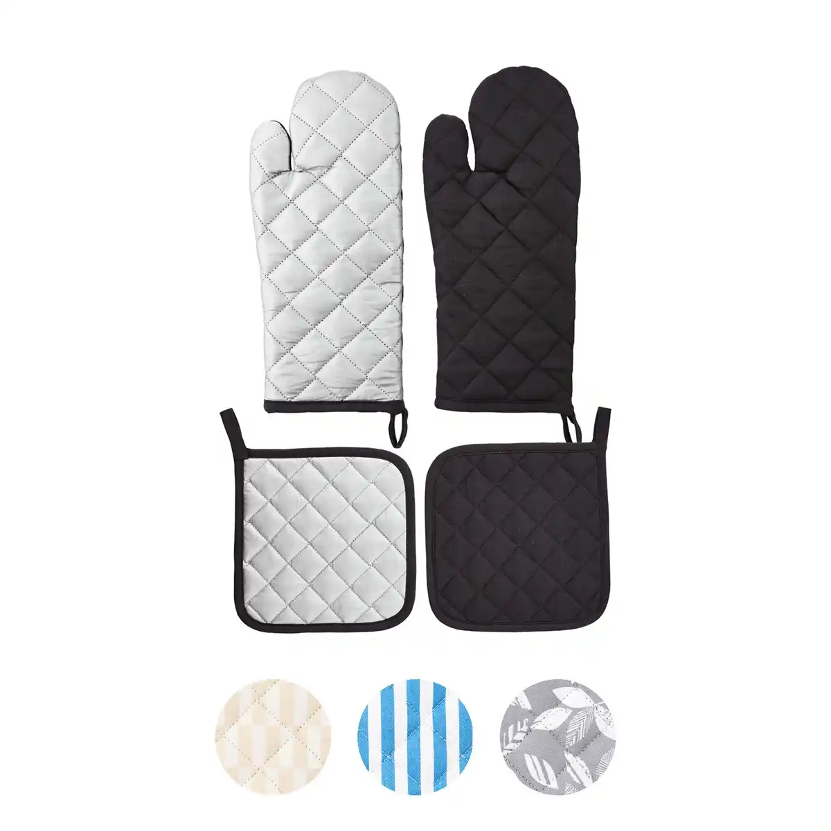 Bild 1 von CROFTON Topflappen/Ofenhandschuhe, 4er-Set