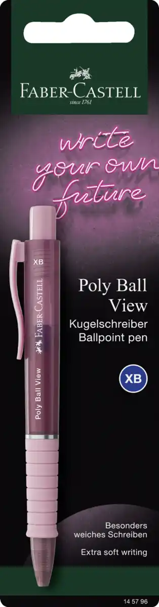 Bild 1 von Faber-Castell Kugelschreiber Poly Ball rosé