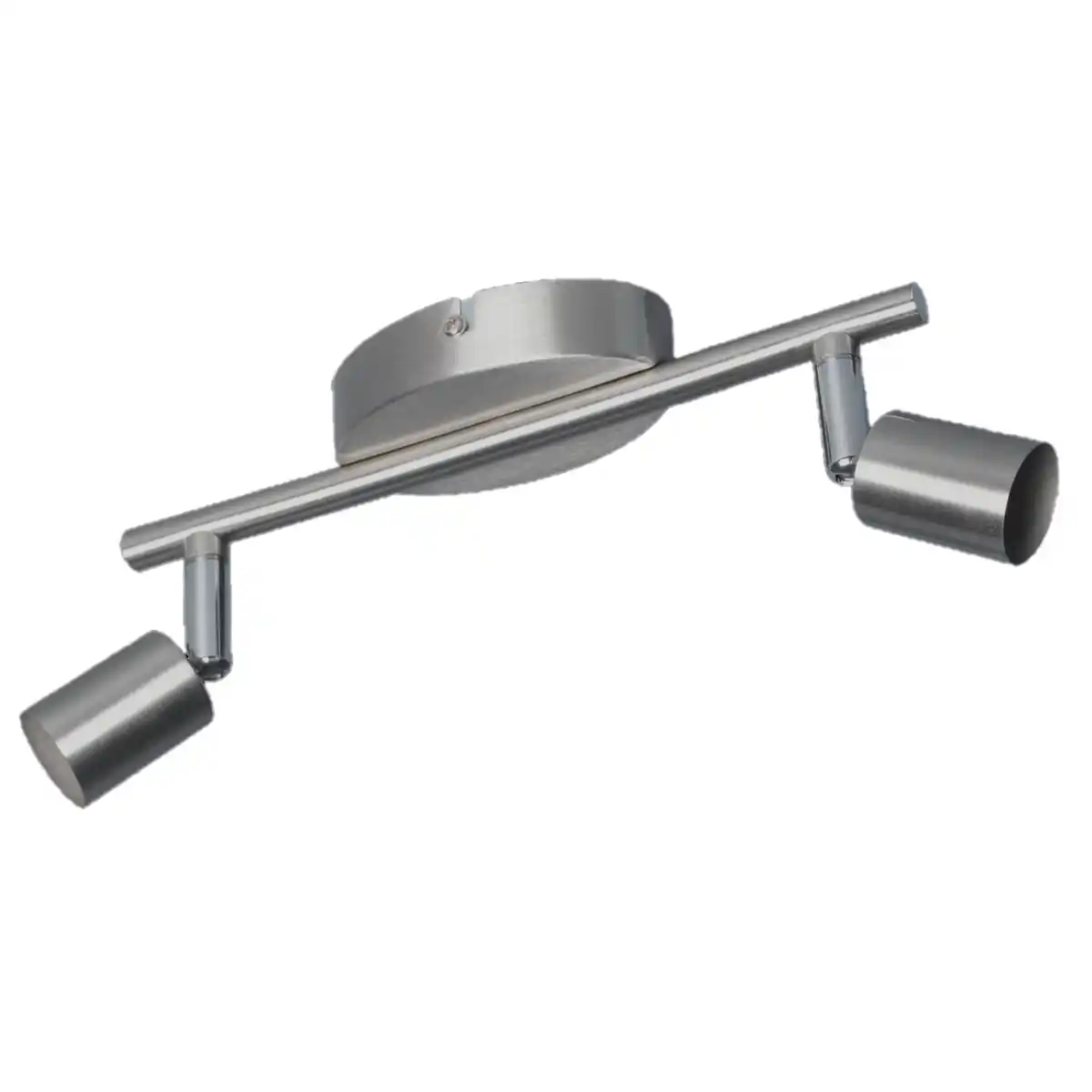 Bild 1 von B1 Wohnraumstrahler 'Laura' 2-flammig nickelfarben