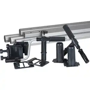 GRE Pool-Planenaufroller grau bis 6 m