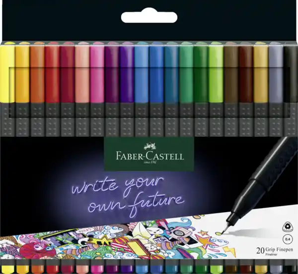 Bild 2 von Faber-Castell 20er Set Grip Finepen