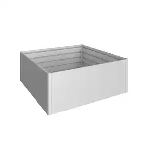 Biohort Hochbeet '2x2' silber 201 x 201 x 77 cm