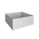 Bild 1 von Biohort Hochbeet '2x2' silber 201 x 201 x 77 cm