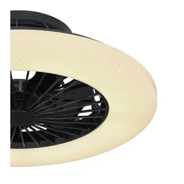 Bild 4 von GLOBO LIGHTING LED-Deckenventilator »Travo«, Ø50 cm, Kunststoff, schwarz