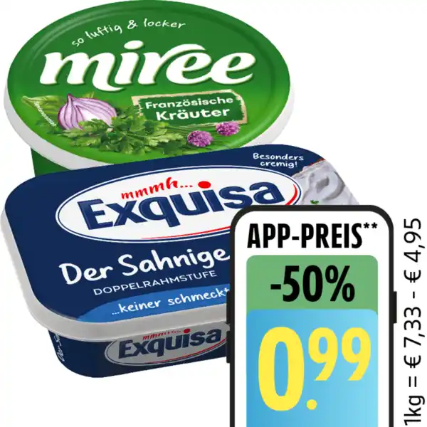 Bild 1 von Exquisa oder miree Frischkäse