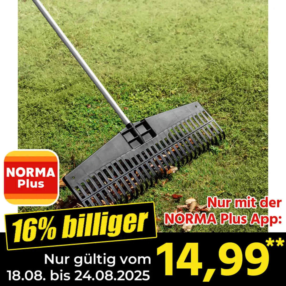 Bild 1 von Powertec Garden XXL-Rechen