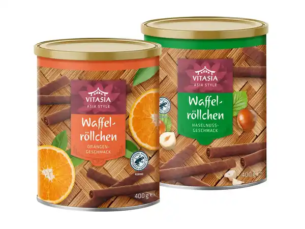 Bild 1 von Vitasia Waffelröllchen,  400 g