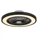 Bild 1 von GLOBO LIGHTING LED-Deckenventilator »BLIZZAK«, Ø54 cm, Kunststoff, schwarz