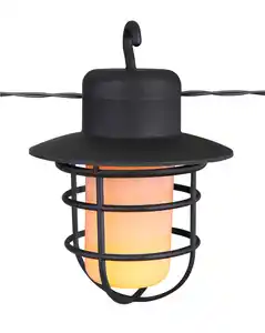 Globo LED Außen-Solar-Lichterkette Laterne 4,8 m 100 LEDs