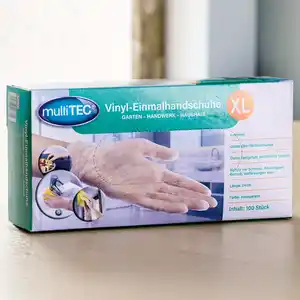 Multitec Vinyl-Handschuhe 100er-Pack