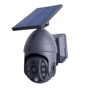 Light&More Solar-Wandleuchte Moho 60lm, 6000K, Sensor, Kamera-Attrappe